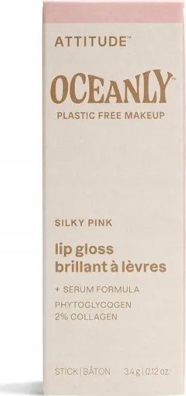 Gloss buzësh ATTITUDE Oceanly, 2% kolagjen, teksturë balsami, transparent - 2