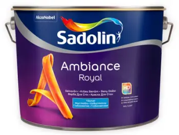 Bojë murale Sadolin Ambiance Royal BW, full matt, 10L, e bardhë