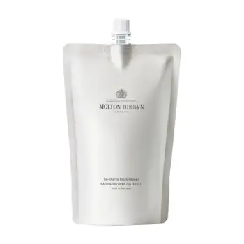 Rimbushës për xhel dushi dhe banje Molton Brown Black Pepper, 400 ml