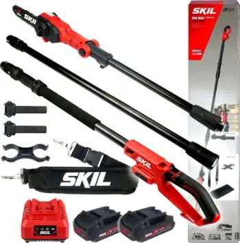 Sharrë me shtyllë pa kabllo Skil 0650 CA, 20V, gjatësi deri 3m, e kuqe