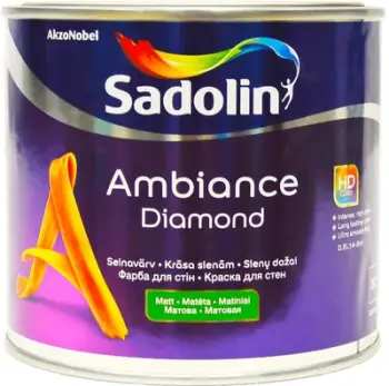 Bojë muri Sadolin Ambiance Diamond, mat, për ngjyrosje, 0.5L