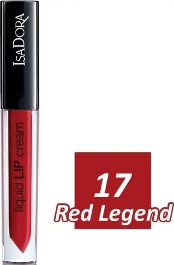 Gloss buzësh Isadora Liquid 17 Red Legend, 3.5ml, e kuqe