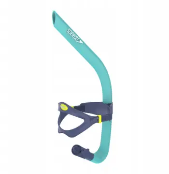 Snorkel trajnimi Speedo Tube, dizajn aerodinamik, rrip silikoni, i verdhë