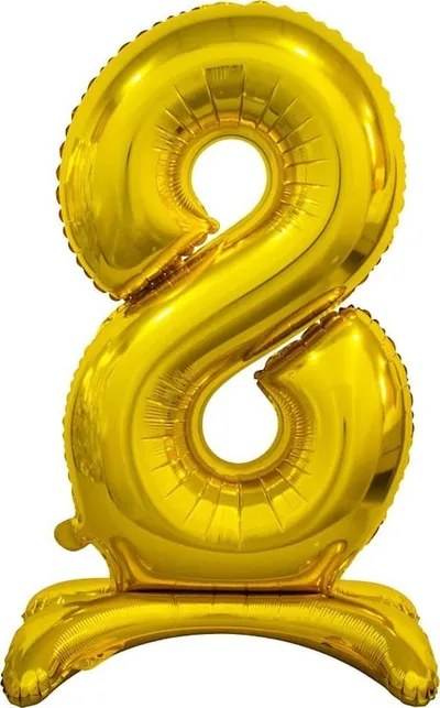 Ballon qëndror GoDan numri 8, 74 cm, ari - 1