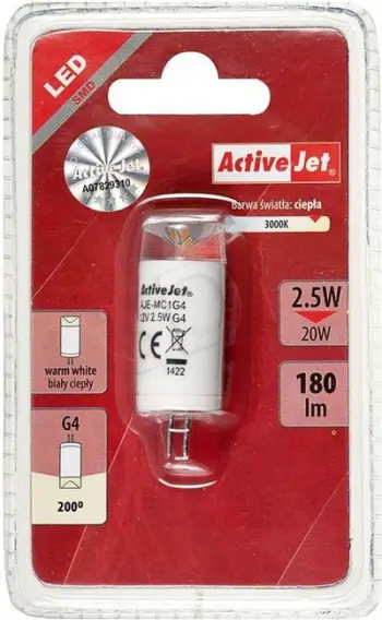 Poç elektrik Activejet 4G 2.5W 12V 180lm, w bardhë ngrohtë