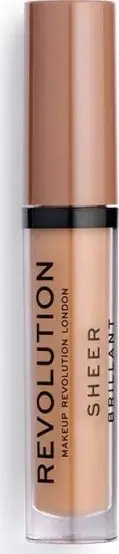 Gloss buzësh Makeup Revolution Vegan Hustle 119, 35ml, nude