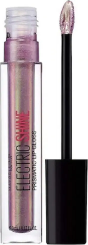 Gloss buzësh Maybelline Electric, Prismatic 155 Moonlit Metal, 5ml