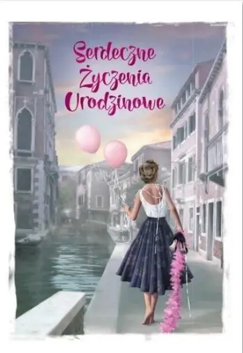Kartolinë urimi Trend MF24, ditëlindje, formati B6, shumëngjyrëshe
