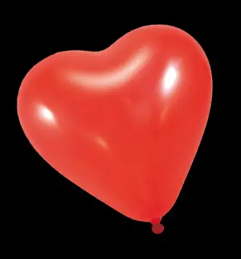 Balon dekorativ Arpex Hearts K467, me zemra, shumëngjyrësh