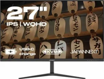 Monitor JVC JN-IPS27WQHDR-C65W, 27", WQHD, USB C 65W, i zi