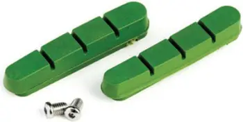 Insert frenash biçiklete Clarks CP201 Road, 52mm, për jantë qeramike, jeshile