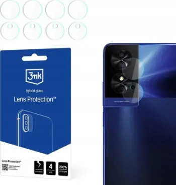 Mbrojtës lente 3MK për TCL 50 SE, set 4 copë, transparent
