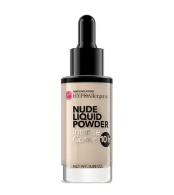 Krem pudër Bell HYPOAllergenic Nude Liquid Powder, 02 - Light Beige, 25g