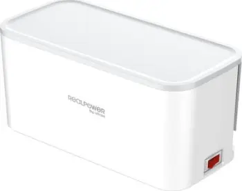 Zgjatës elektrik RealPower PowerBox 522, 5 presa AC, 1.5 m, me USB, i bardhë