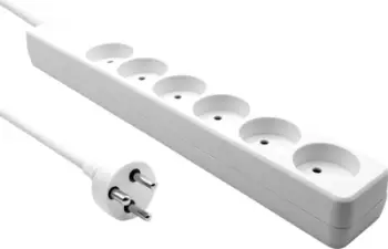 Zgjatës energjie Microconnect MC-GRU0603DKW, 6 dalje, kabllo 3m, i bardhë