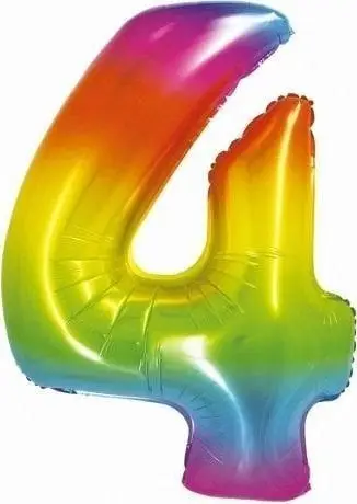 Balon folie Balnek Slo 4 Duhov, 76 cm, shumëngjyrësh