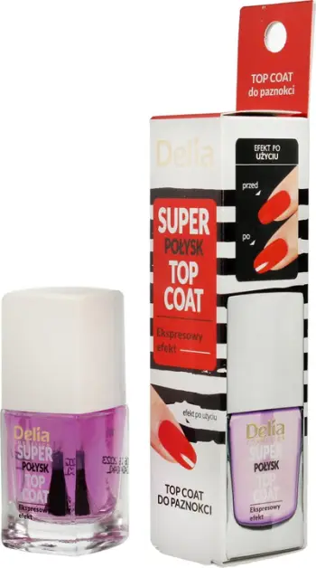 Set për thonj Delia Cosmetics Super Połysk, 11 ml