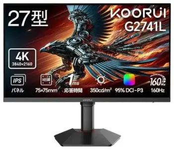 Monitor Koorui G2741L, 27", 4K UHD, IPS, i zi