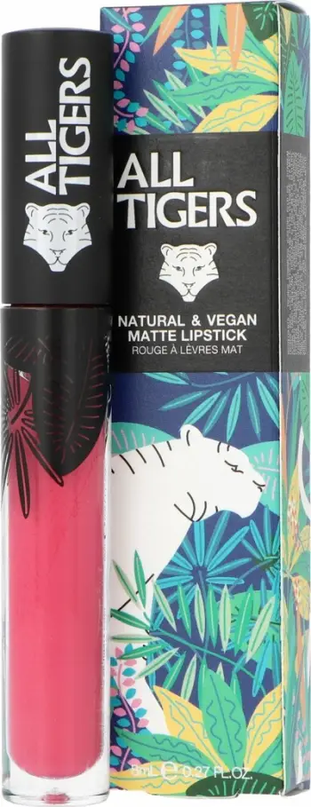 Gloss mat për buzë Benecos Natural Matte Lip Gloss 793 Run the World, vegan, 8ml, rozë