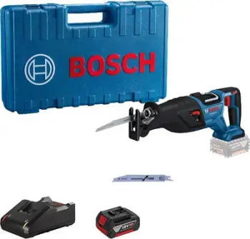 Sharrë reciproke pa kabllo Bosch GSA 185-LI, 18V, 1x5.0Ah, me valixhe