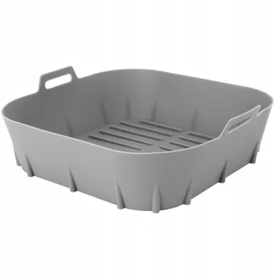 Insert silikonik për Air Fryer Vilde, 22 cm, gri - 3