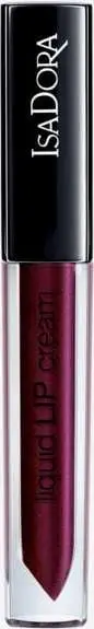 Gloss për buzë Isadora Liquid Lip Cream 20 Wine Divine, 3.5ml, e kuqe e errët