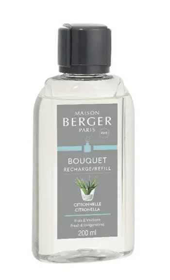 Rimbushje për shpërndarës arome Maison Berger Paris Citronella, 200 ml