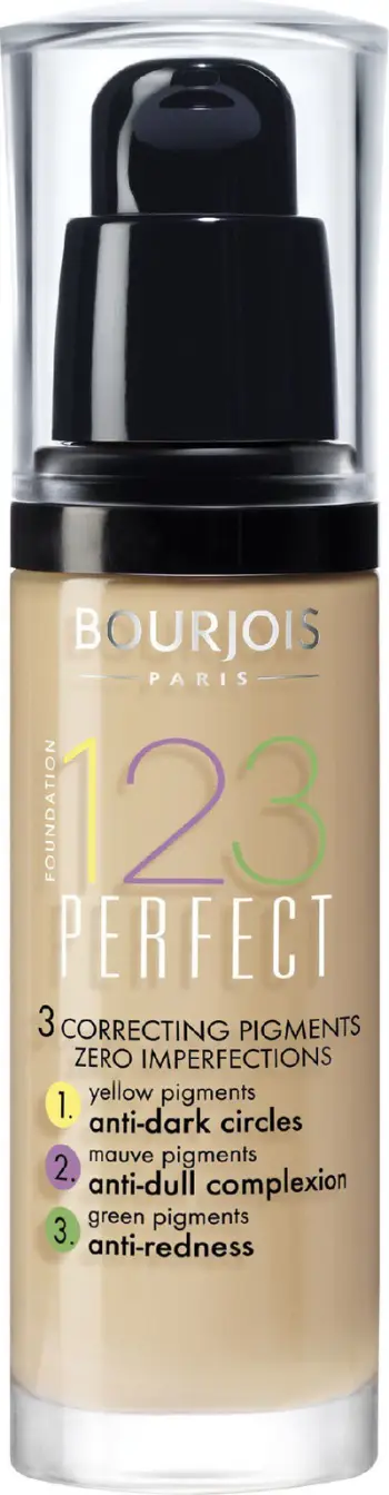Krem pudër BOURJOIS Paris 123 Perfect 16 Hour, 51 Light Vanilla, 30ml
