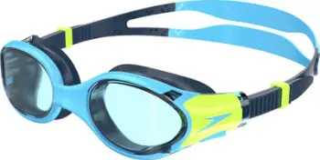 Syze noti për fëmijë Speedo BioFuse 2.0, lentet kundër mjegullimit, mbrojtje UV400, blu