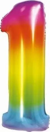Balon folje Balnek Rainbow ALBI, 76 cm, shumëngjyrësh