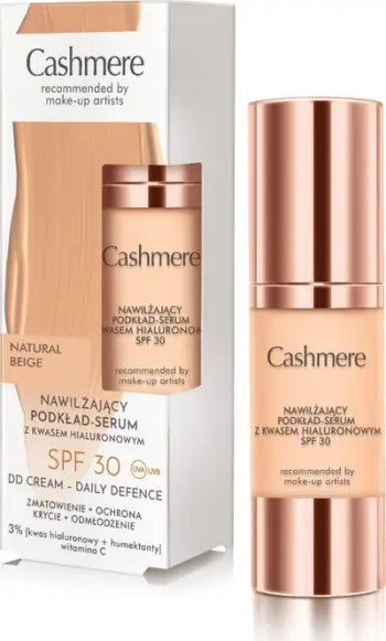 Krem pudër Cashmere DD Cream Hyaluronic Acid SPF30 01 Ivory, hidratues, 30ml