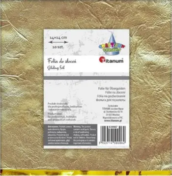 Fletë dekoruese metalike Hasta Gilding Foil, për arkgdhendje, shumëngjyrëshe