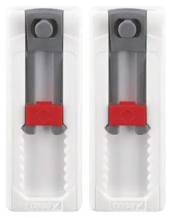 Kapëse ngjitëse rregullueshme Tesa Adhesive Nail, set 3 copë, vetëngjitëse, e bardhë