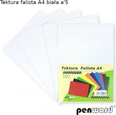 Karton i valëzuar Penword A4, MIX ngjyra, 1 copë - 1