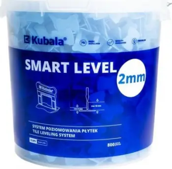 Kapëse niveli për pllaka Kubala, 2.0mm, set 800 copë, me kovë 20L