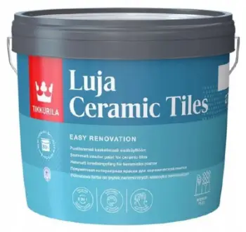 Bojë për pllaka Tikkurila Luja Ceramic Tiles, 2.7L, bazë e bardhë