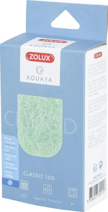 Kartridge fosfatesh për filtër akuariumi Zolux AQUAYA Phosphate Classic 120