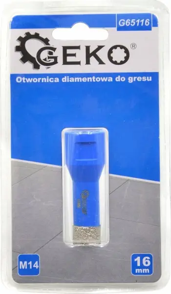 Sharrë rrethore diamanti për pllaka Geko G65116, 16 mm, fije M14