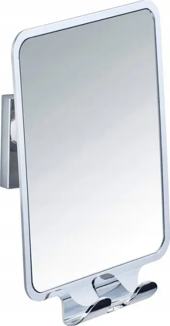 Pasqyrë muri Wenko Vacuum Loc Quadro, montim pa shpim, inoks