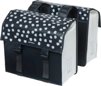 Çantë dyshe biçiklete Basil Urban Load, 53L, e papërshkueshme nga uji, e zezë
