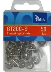 Goça tapicerie Tetis GT200 S, 50 copë, ngjyrë argjendtë
