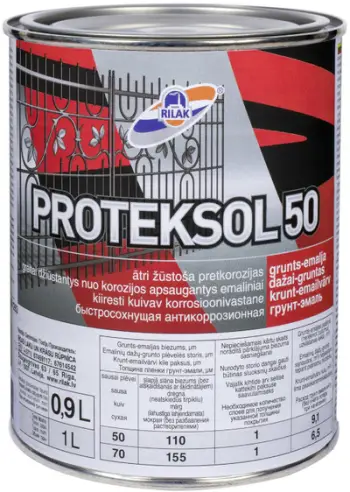 Bojë primer Rilak Proteksol 50, 0.9L, ngjyrë kafe