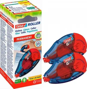 Rimbushje roller ngjitës Tesa EcoLogo 59606, 8.4 mm, 14 m, paketim me 2 copë