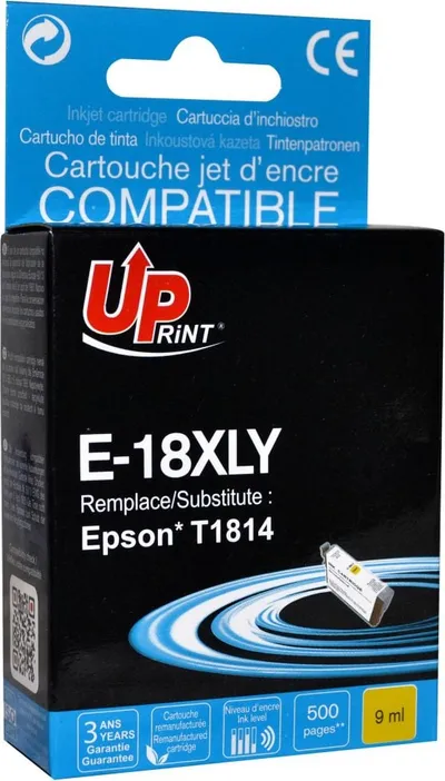 Kartrixh boje Uprint EJ18XLYUP, i verdhë, 10ml, XL - 1