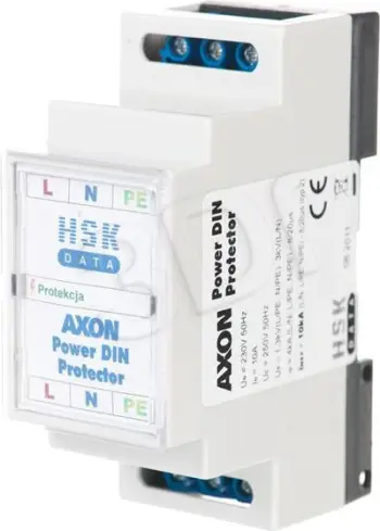 Mbrojtës tensioni Axon Power DIN, për shina DIN TS 35, 230V AC