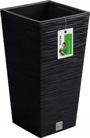 Vazo me rezervuar uji Conforama FURU Collection, 7.5L, 24 x 24 x 45 cm, antracit