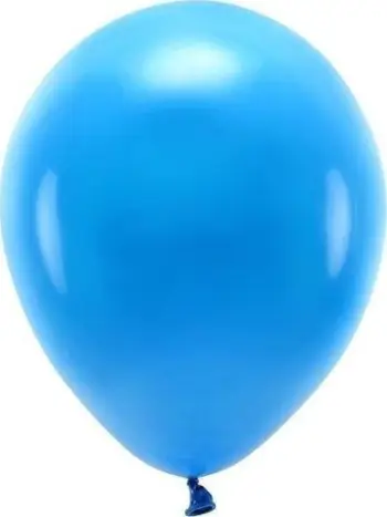 Balona dekorative Eco Balloons, 30 cm, 100 copë, blu