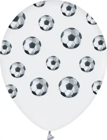 Balona dekorative Godan Decorative Balloons, dizajn futbolli, set 5 copë, 12"