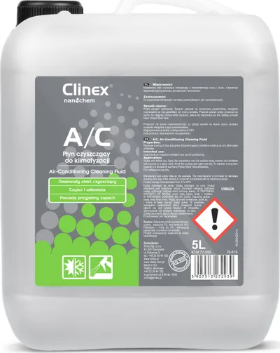 Solucion pastrimi për klimë dhe ventilim Clinex, lëng, 5L, transparent - 1