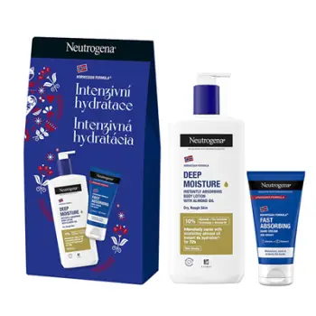 Set për trup Neutrogena Intensive Hydration, losion trupi, 400 ml + krem për duar, 75 ml